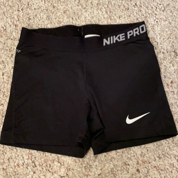 Black Nike Pro 3 Inch Spandex Shorts 
